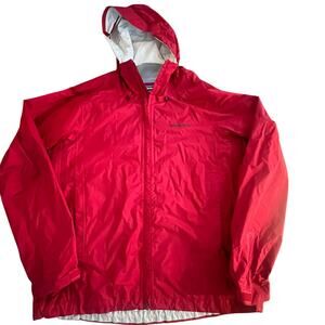Patagonia Torrentshell Hooded Red Rain Jacket-Large